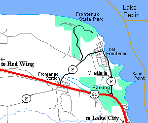 Frontenac Map